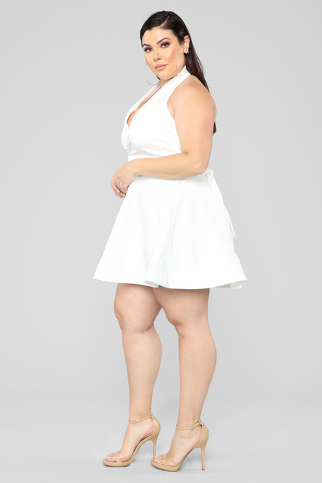 White skater hot sale dress size 18
