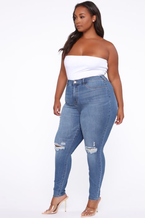 Fashion nova high waisted jeans review top