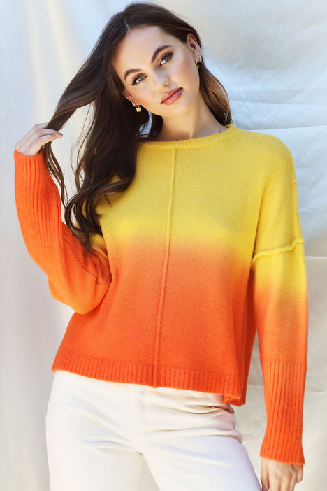 Fashion nova top yellow sweater