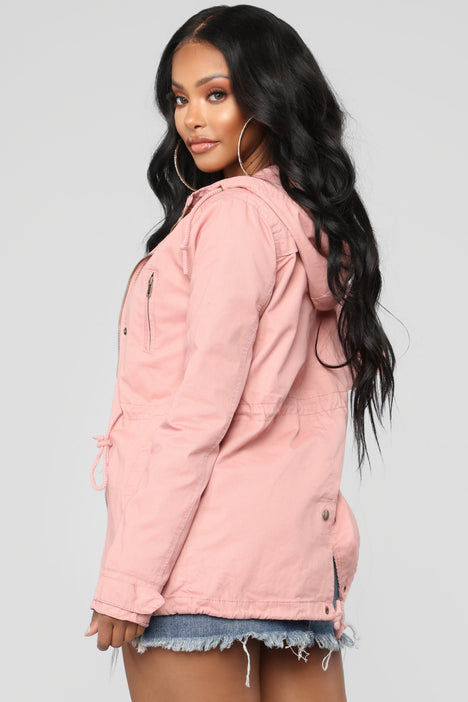 Mauve on sale utility jacket