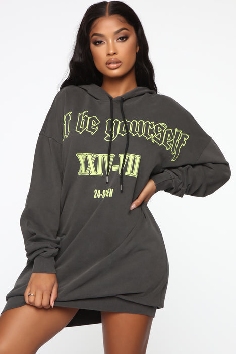 Fashion nova hotsell hoodie dress