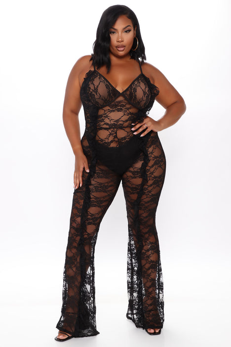 Fashion nova lace jumpsuit hot sale