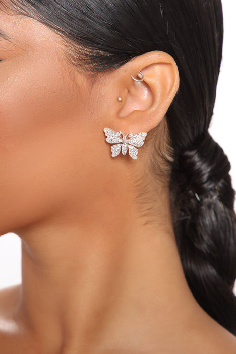 Fashion nova cheap butterfly earrings