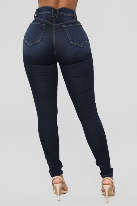 Fashion Nova: Statuesque Booty Lifting Jeans - Black Denim Size 3