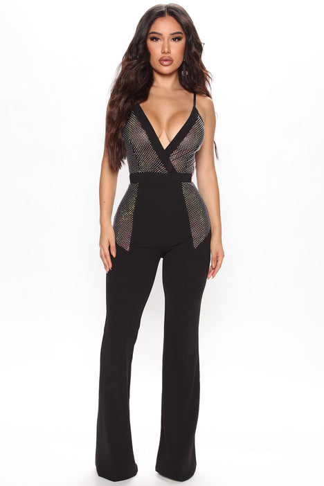 Bright like a diamond jumpsuit fashion nova best sale