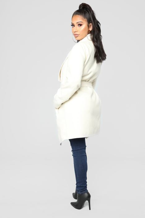 Manhattan Coat Ivory