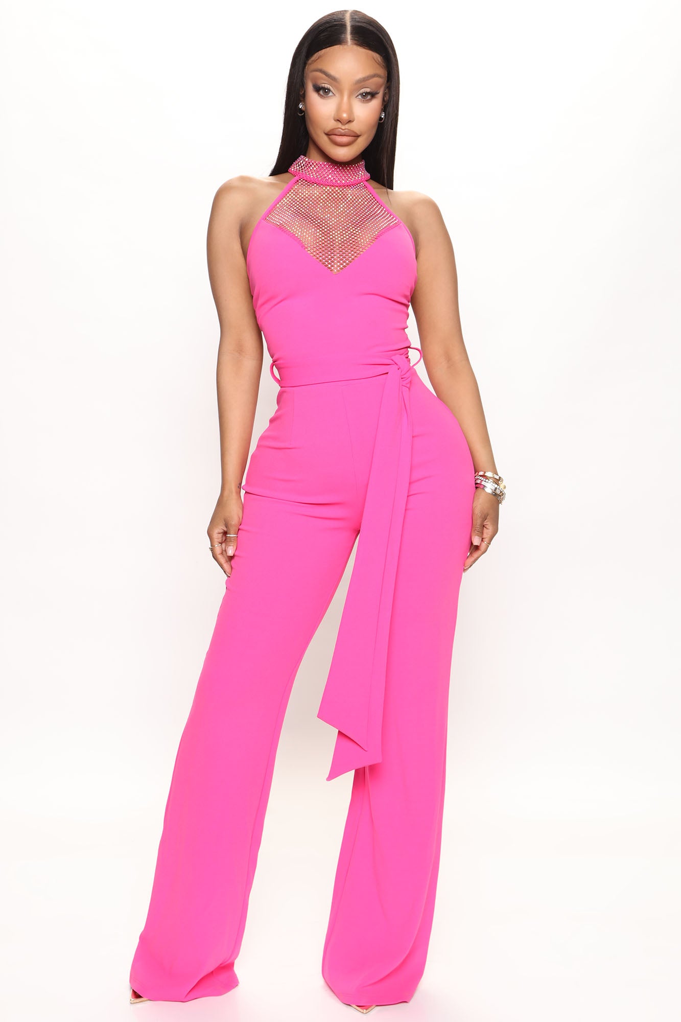 Pink diamond jumpsuit sales
