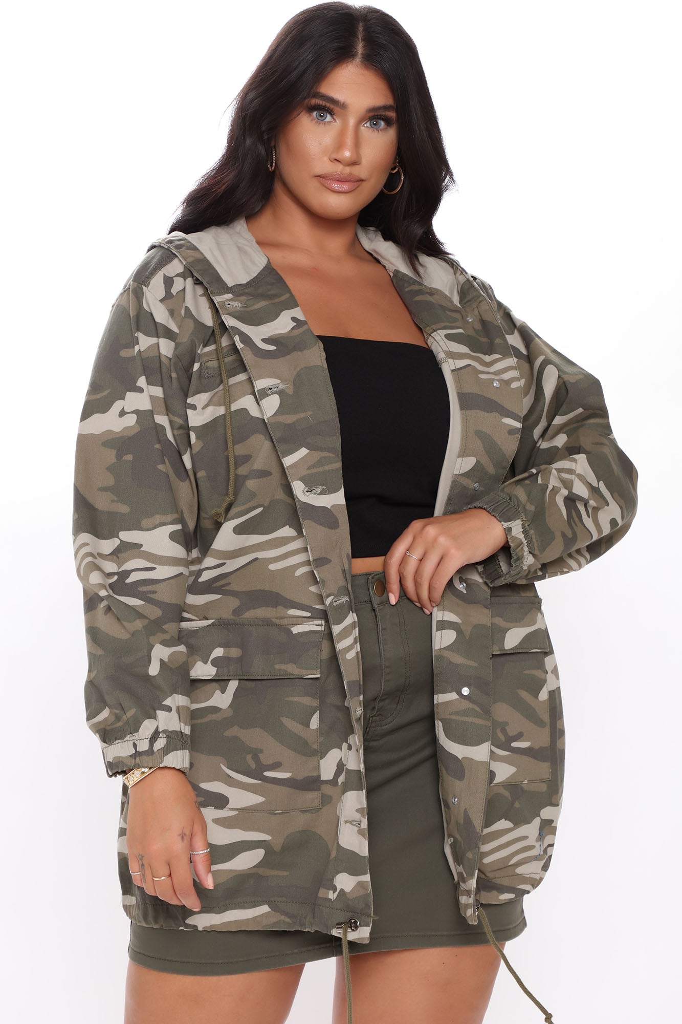 Fashion nova sales army jacket