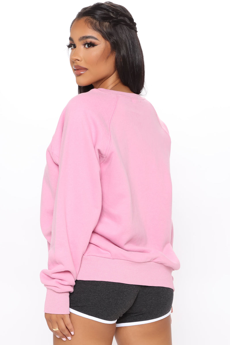 Over It And Over You Sweatshirt - Pink | Fashion Nova, Screens Tops and ...
