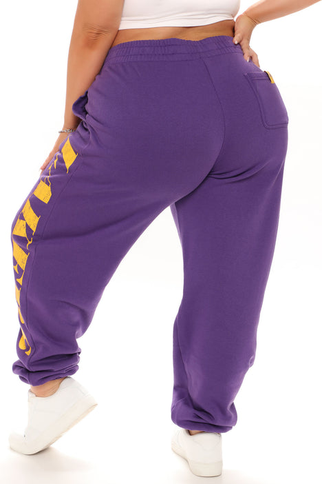 Purple Los Angeles Lakers NBA Pants for sale