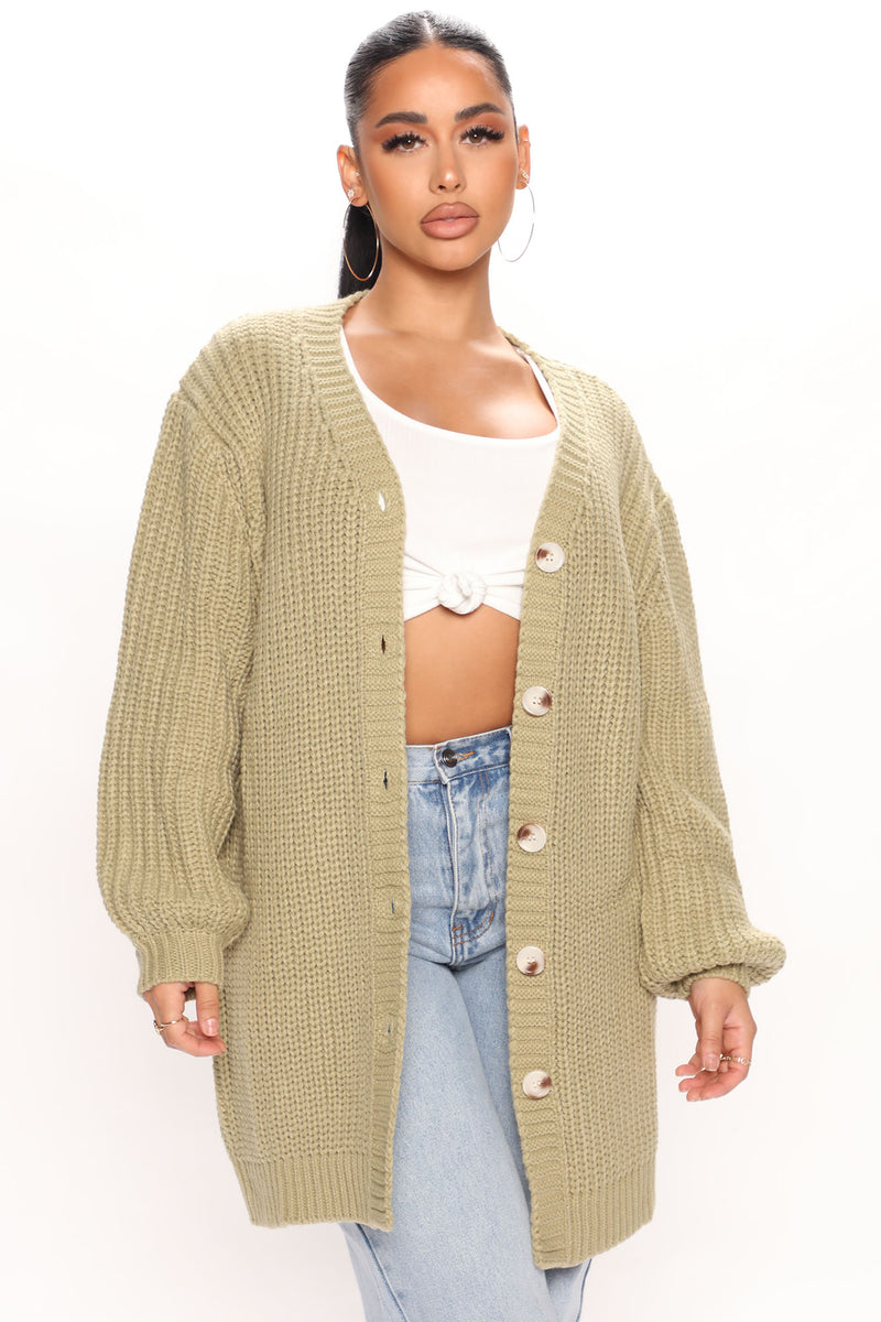 Cabin Stay Cardigan Sweater - Sage | Fashion Nova, Sweaters | Fashion Nova