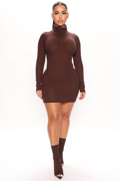 Fashion nova turtleneck dress outlet