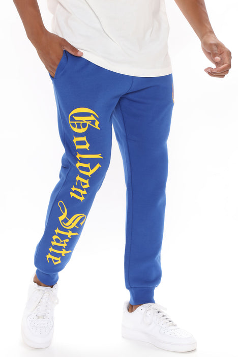 Golden State Warriors Jogger Royal Fashion Nova Mens Pants
