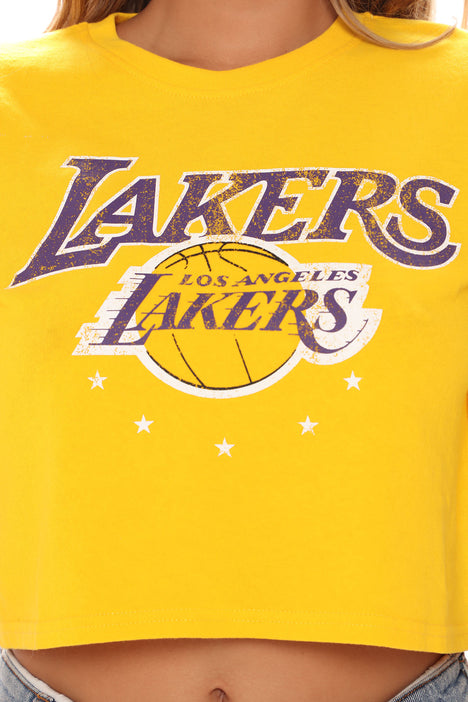 la lakers crop top