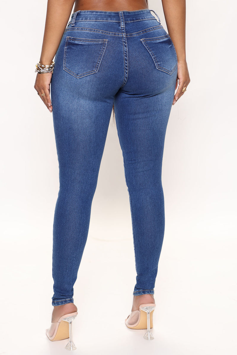 Not So Complicated Mid Rise Jeans - Medium Blue Wash | Fashion Nova ...