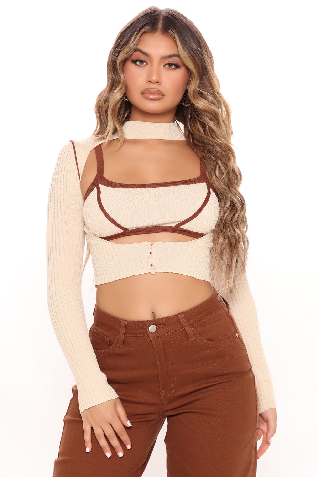 Fashion nova sweater two piece store