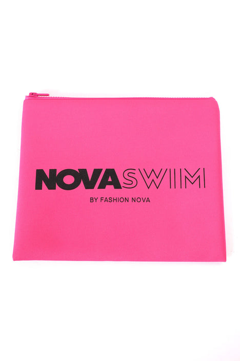 Nova Swim Waterproof Bikini Swim Bag Hot Pink Fashion Nova