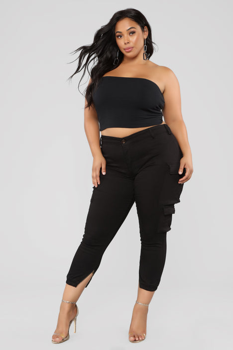 Kalley Cargo Pants Black Fashion Nova Pants Fashion Nova