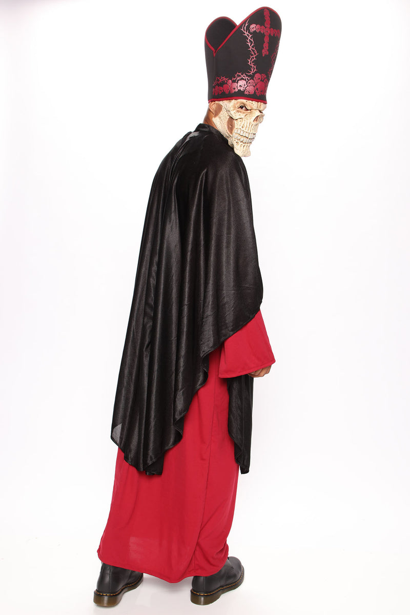 Scary Cult Leader 4 Piece Costume Set - Red/Black | Fashion Nova, Mens ...
