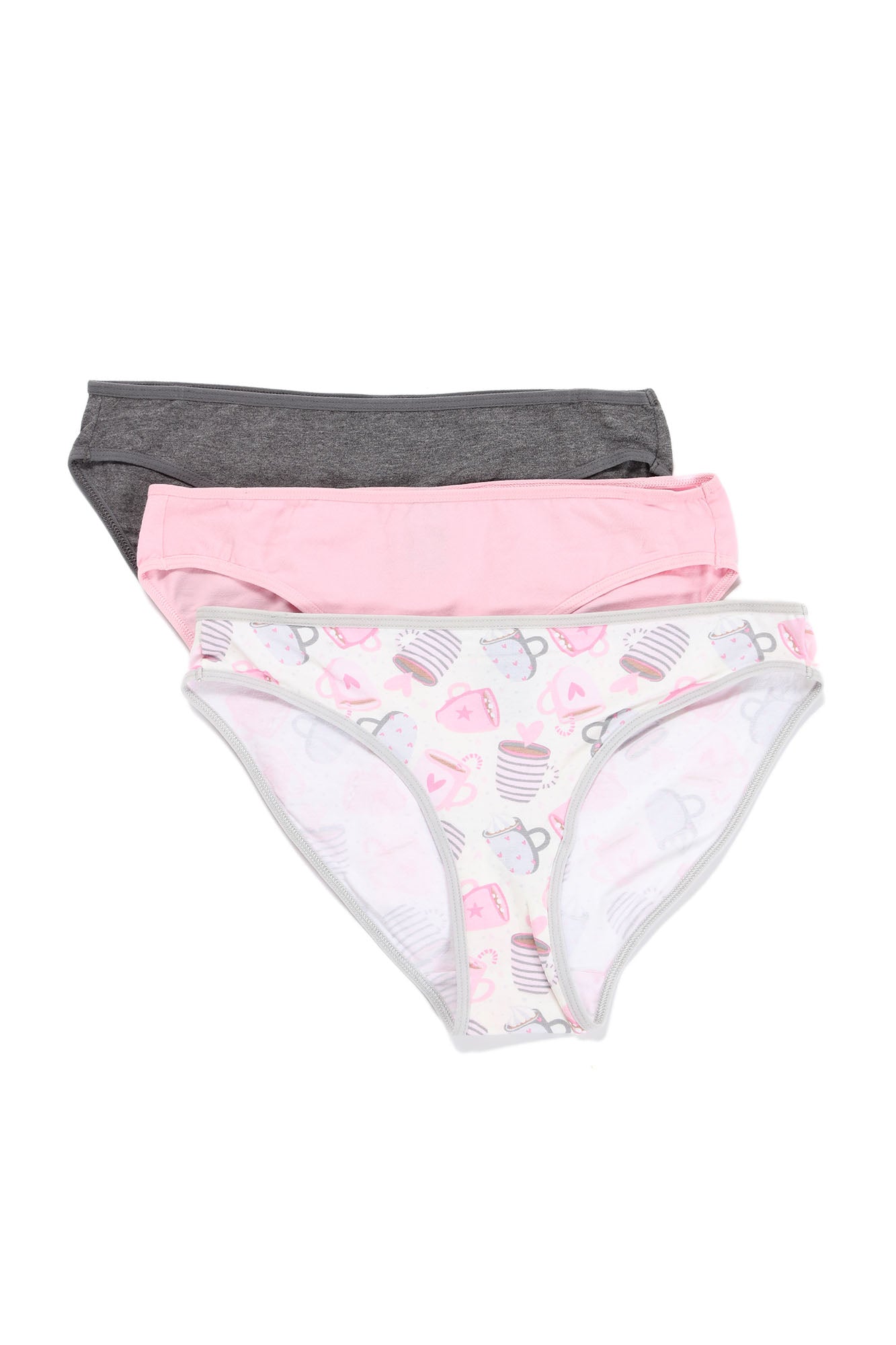 Perfect Fit Cotton Bikini 3 Pack Panties - White/Pink, Fashion Nova,  Lingerie & Sleepwear