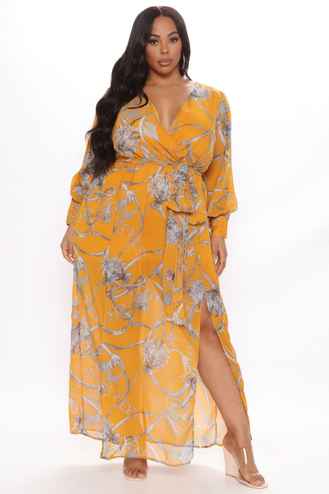 Fashion nova park avenue maxi dress top