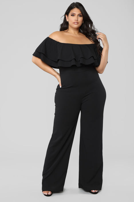 Fashion nova ready hotsell to ruffle jumpsuit