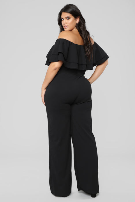 Ready to ruffle jumpsuit fashion nova clearance