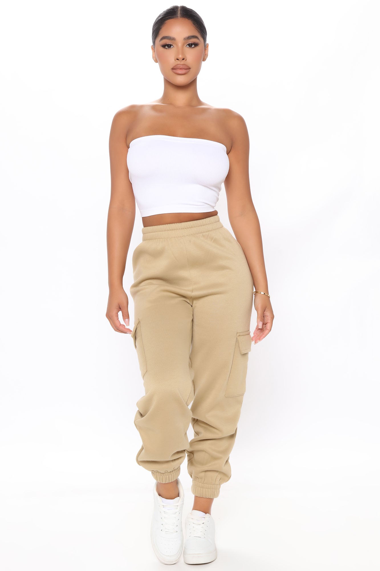 Let's Relax Jogger Sweatpants - Tan