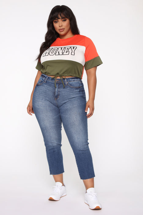Burning Love High Rise Mom Jeans Medium Blue Wash Fashion Nova