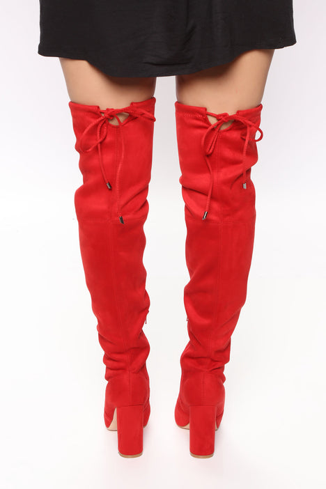 Red heels fashion nova sale