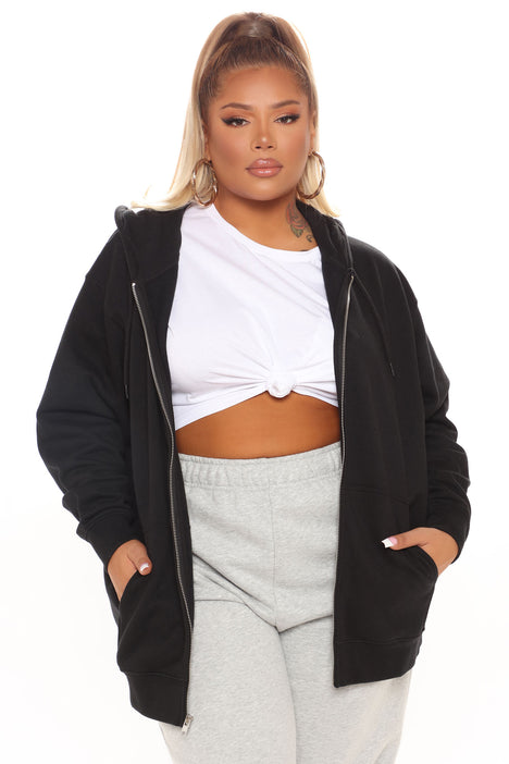 Best oversized sales zip up hoodie
