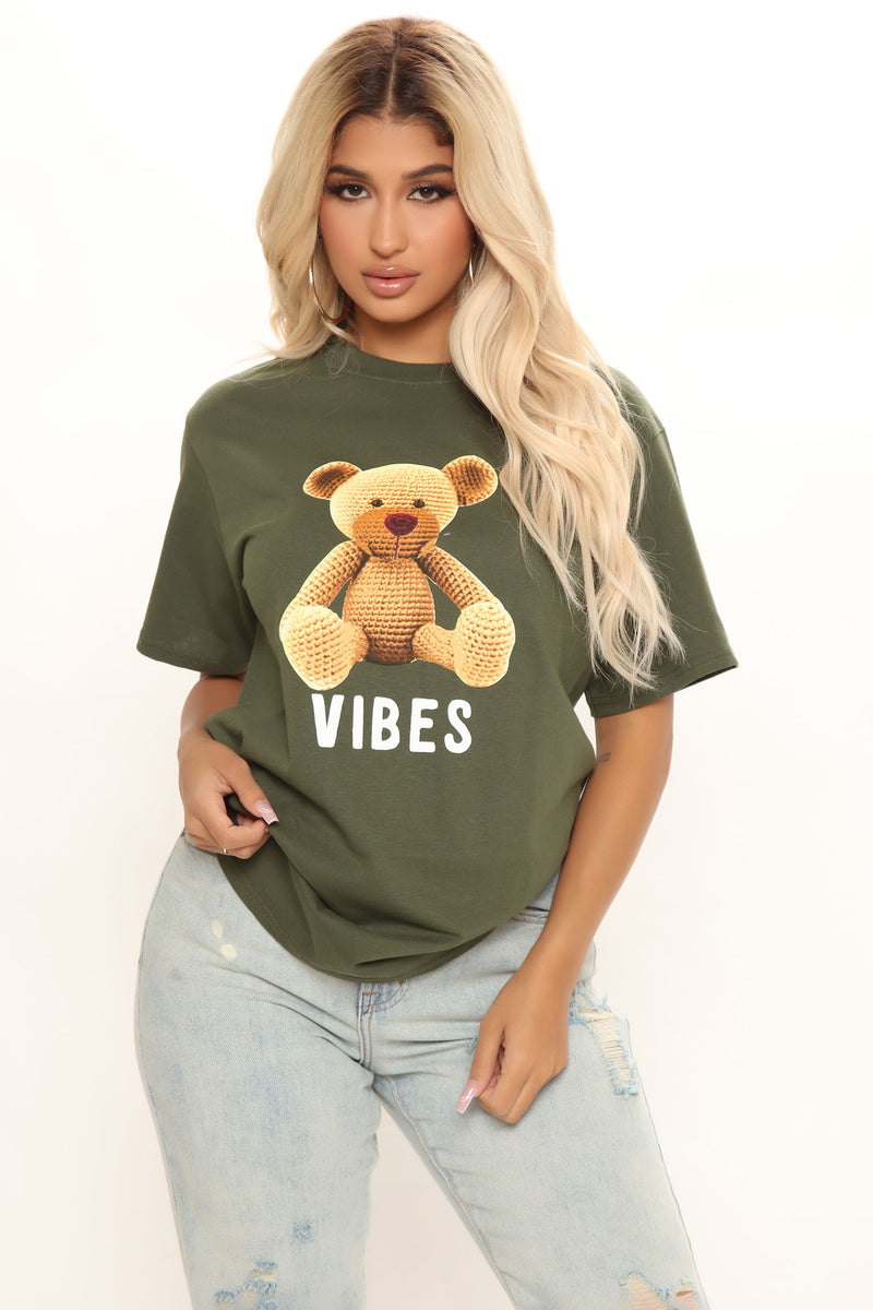 Teddy Vibes Top - Olive | Fashion Nova, Screens Tops and Bottoms ...