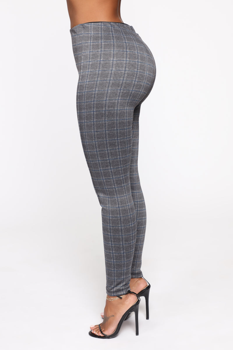 Timeless Skinny Pants Charcoal/Blue Fashion Nova, Pants Fashion Nova