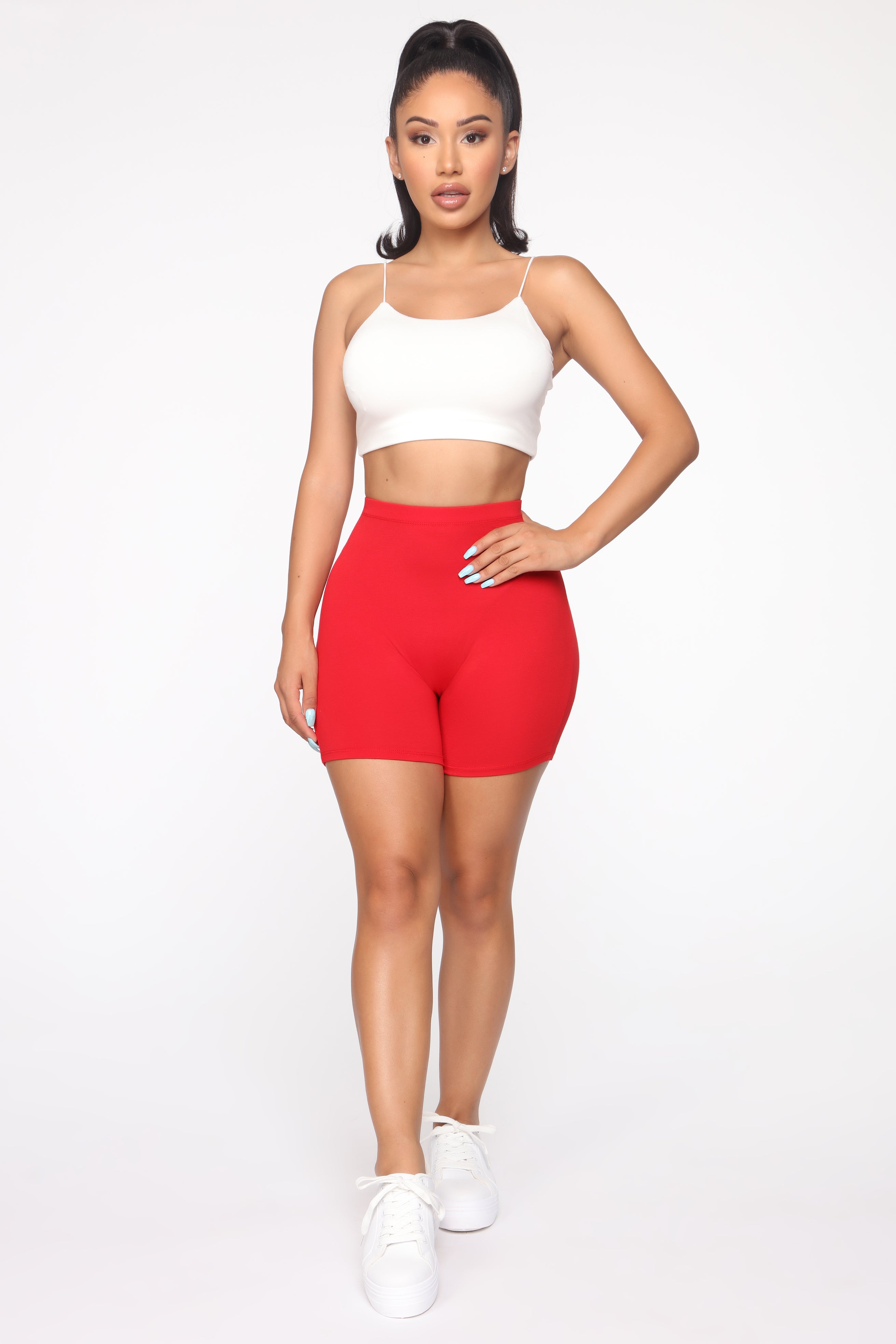 Comfort Me Biker Shorts Red Fashion Nova Shorts Fashion Nova