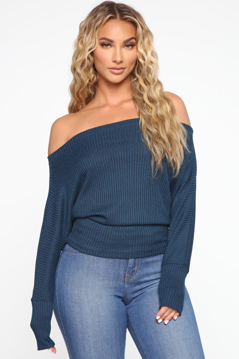 Off With His Head Ribbed Top - Teal | Fashion Nova, Knit Tops | Fashion ...