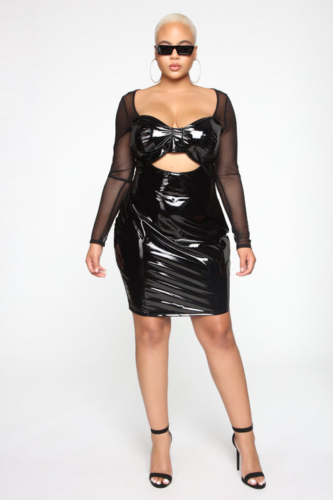 Vinyl dress fashion cheap nova