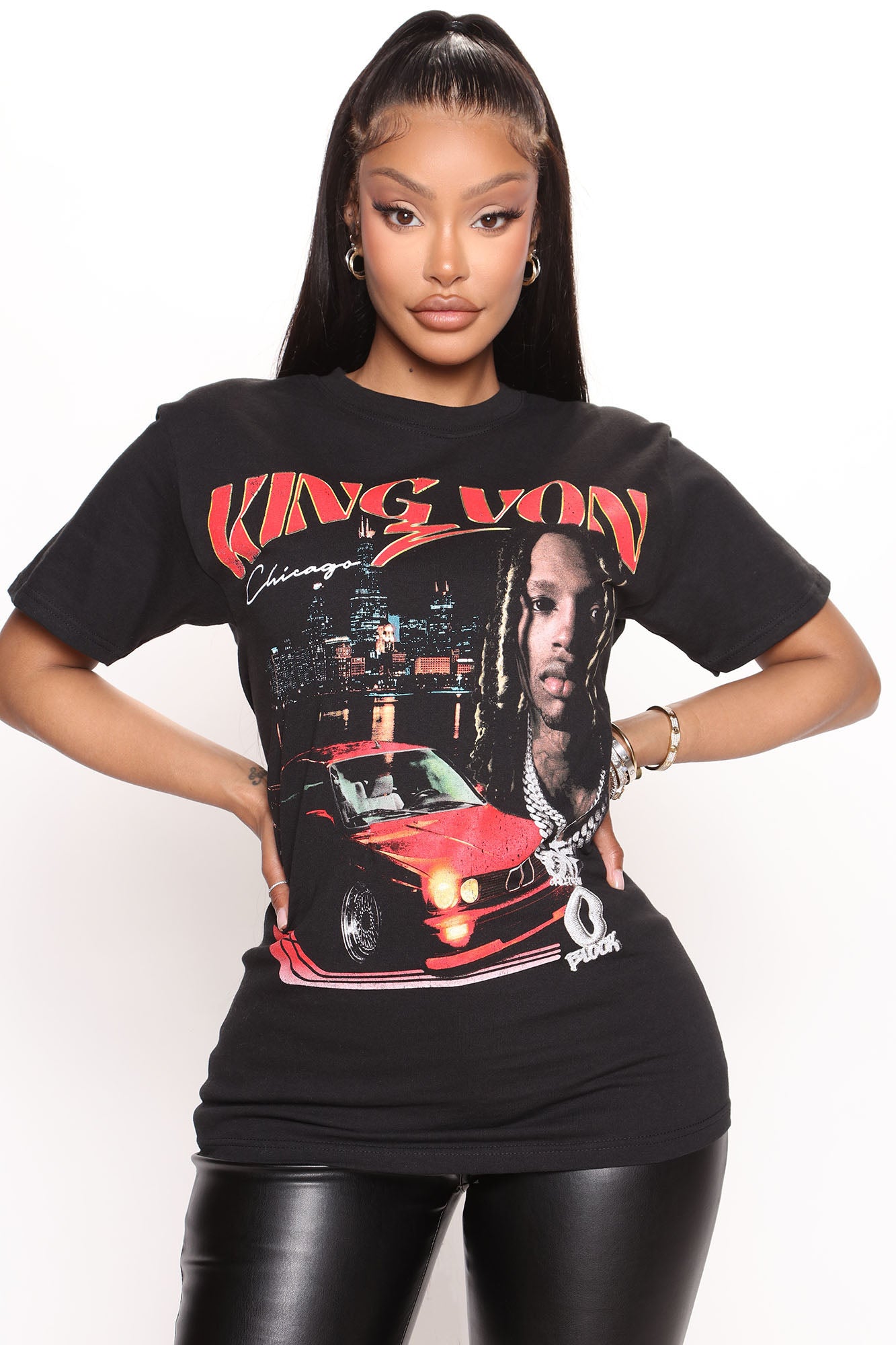King Von Graphic T-Shirt - Black  Fashion Nova, Screens Tops and