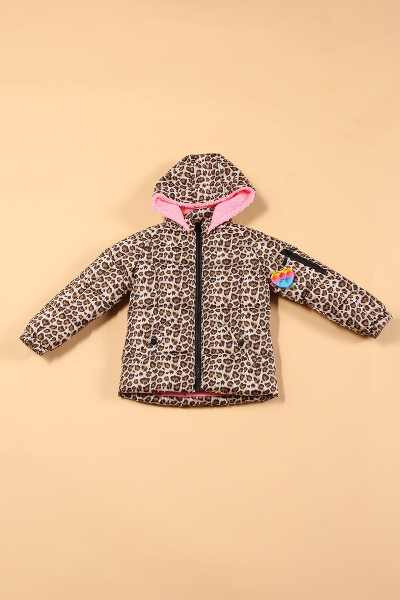 Mini Animal Instincts Puffer Jacket - Leopard | Fashion Nova, Kids ...
