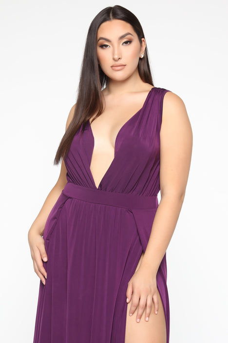 Fashion nova cheap plum dress