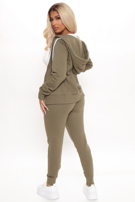 Relaxed Vibe Joggers - Olive, Fashion Nova, Pants