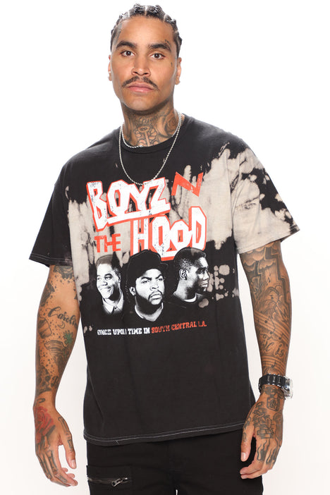 Boyz N The Hood Bleach Short Sleeve Tee Black
