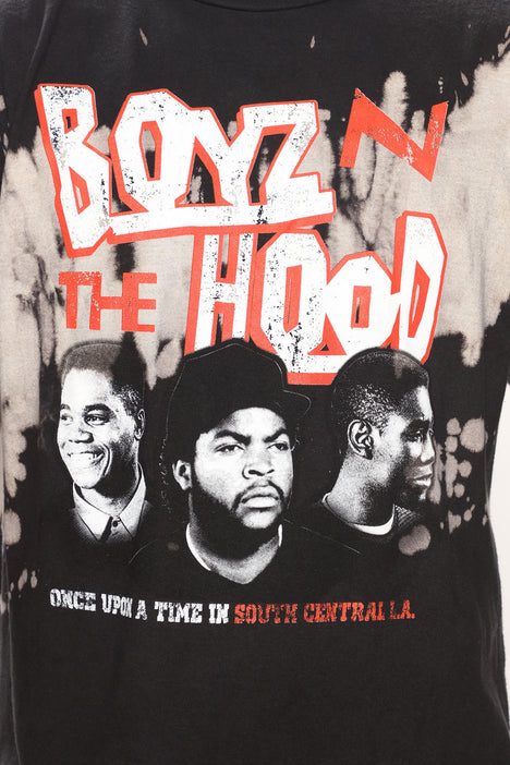 Boyz N The Hood Bleach Short Sleeve Tee Black
