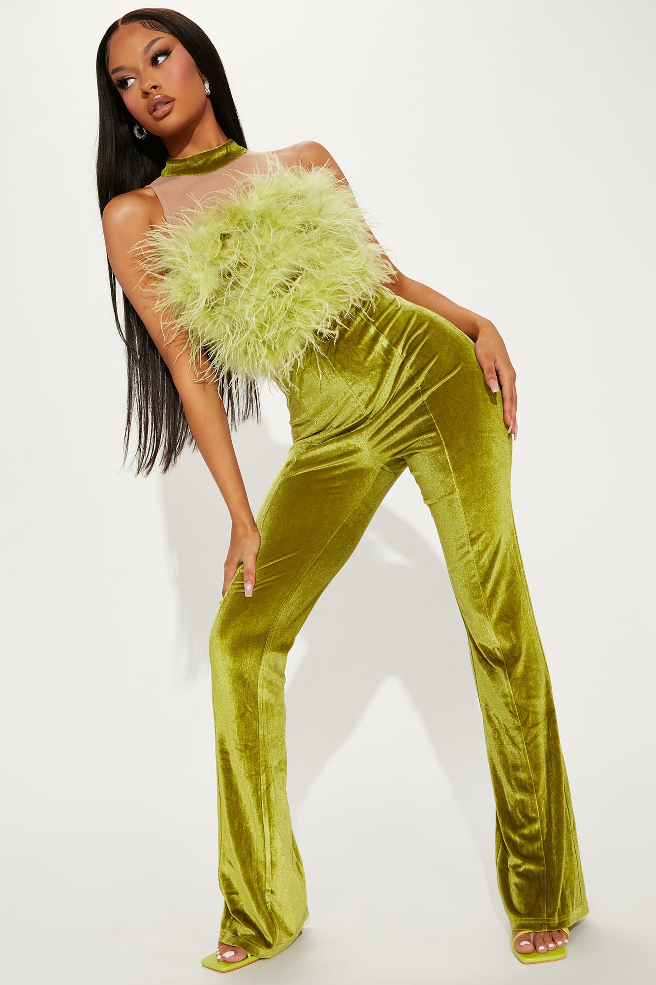 Velvet jumpsuit shop fashion nova