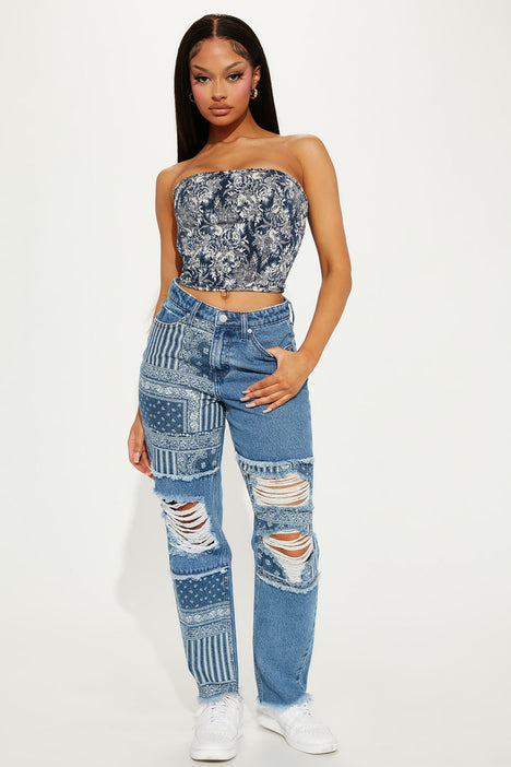 Fashion nova best sale straight leg jeans