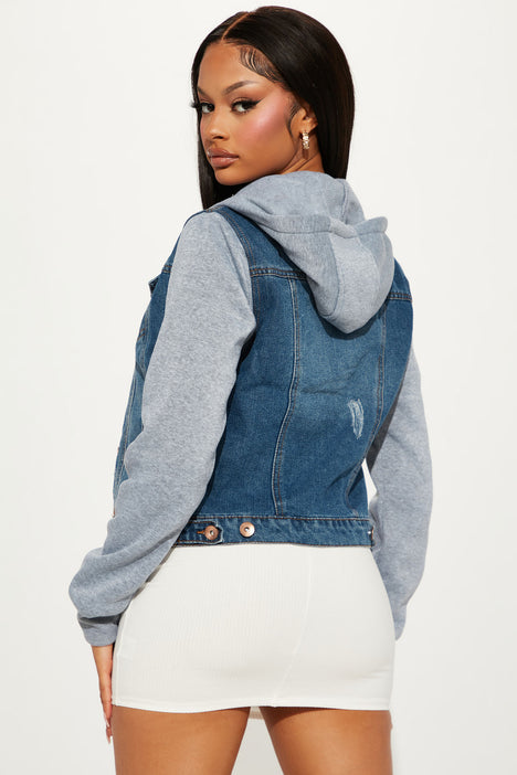 His Name Was Tustin Denim Jacket Medium Wash Fashion Nova