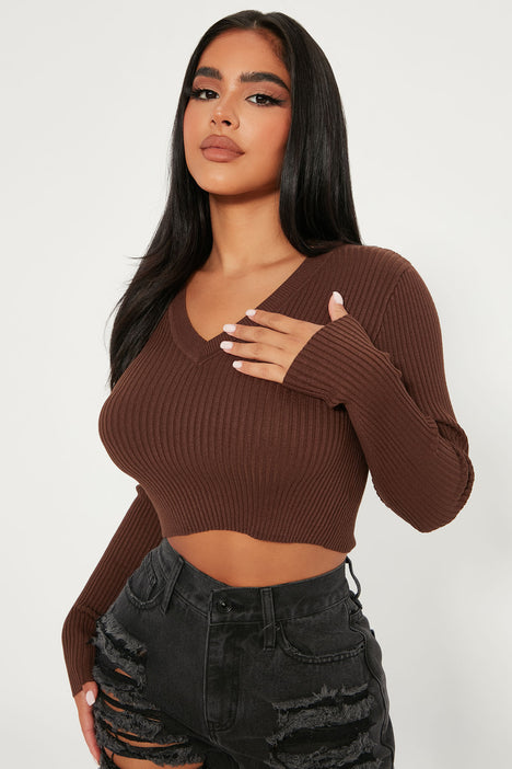 Fashion nova crop top sweater