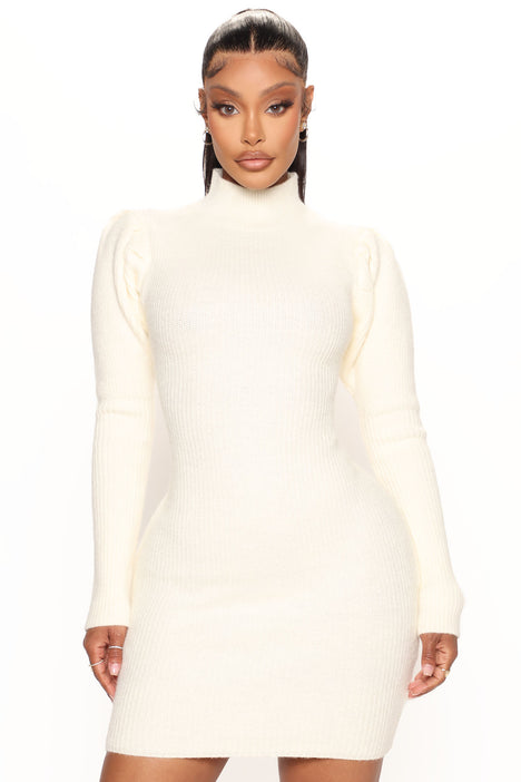 Off white new arrivals turtleneck dress