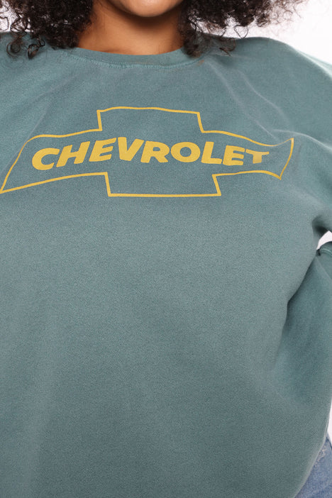Chevy crew deals neck sweatshirt
