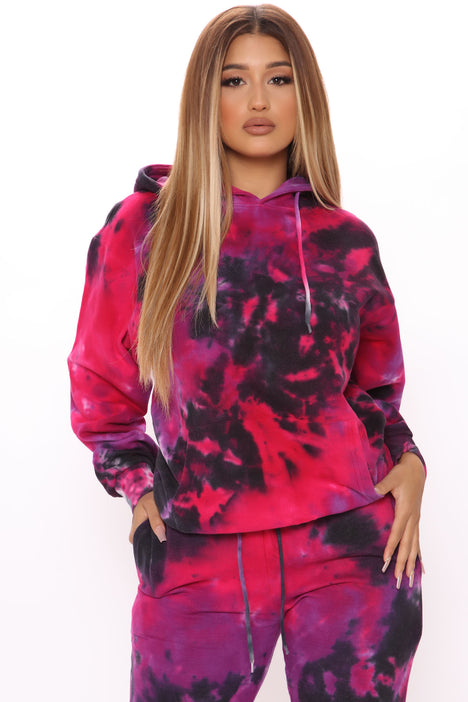 Tie dye shop hoodie fashion nova