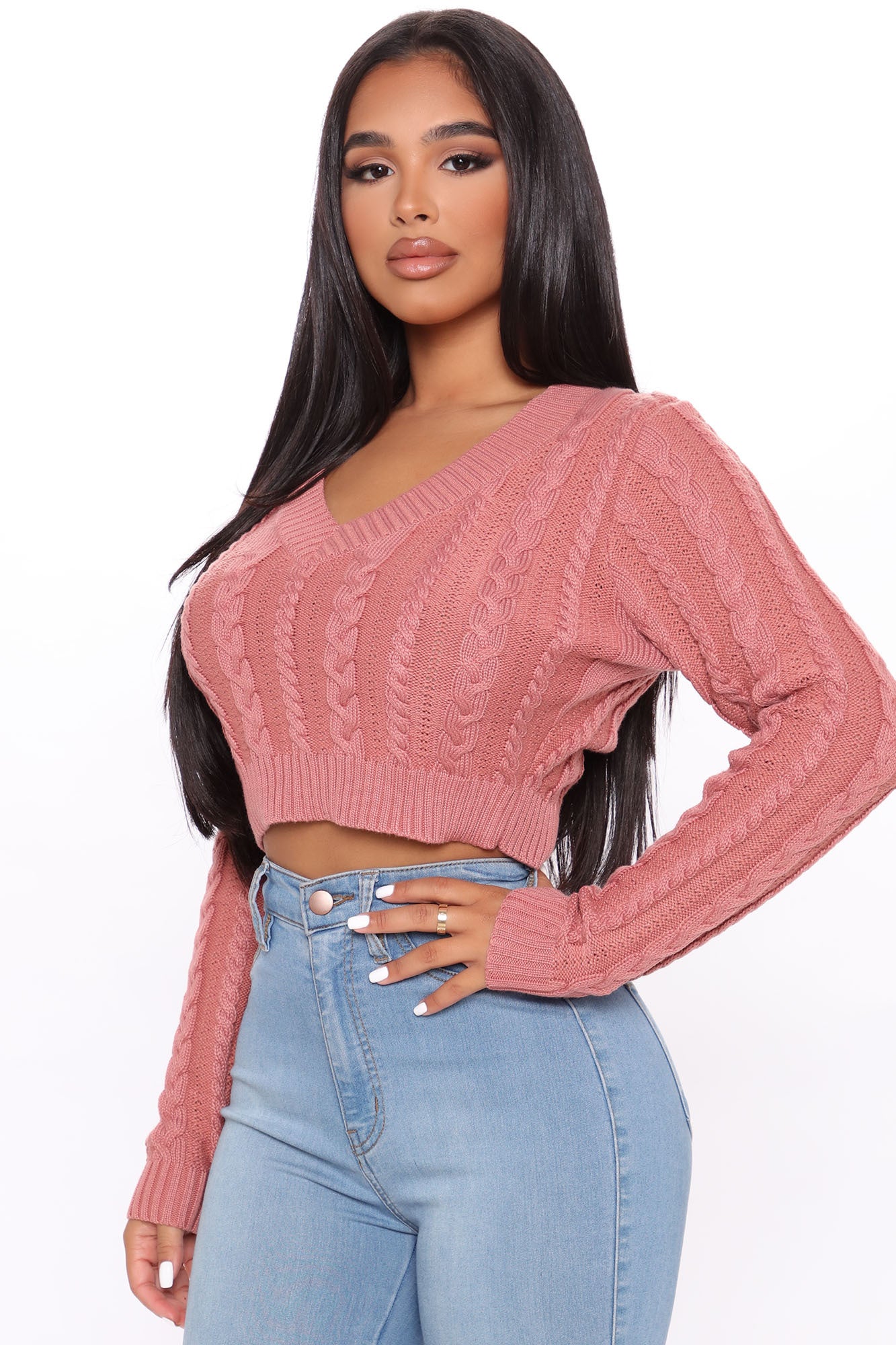 Fashion nova crop top sweater
